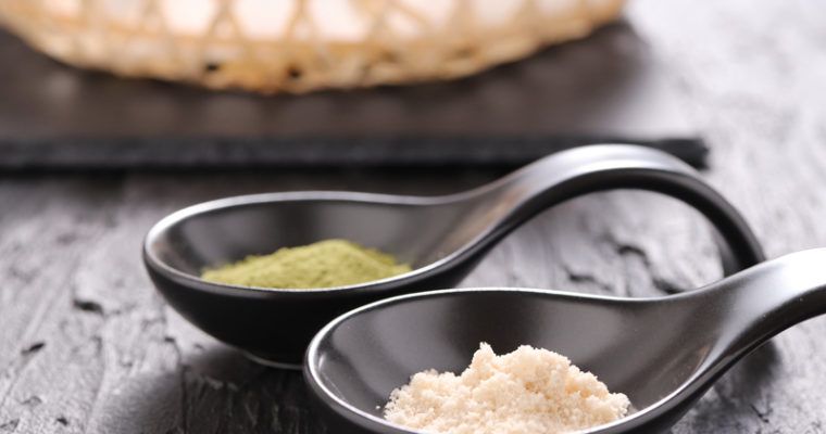 Umami salt (kombu salt and matcha salt)