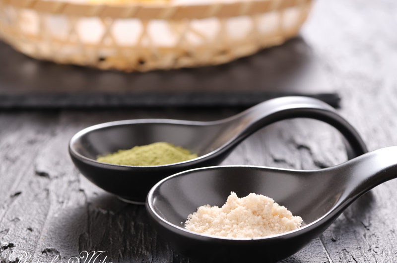 Umami salt (kombu salt and matcha salt)